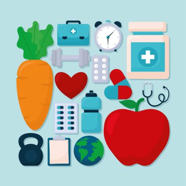 dünya sağlık günü öğeleri