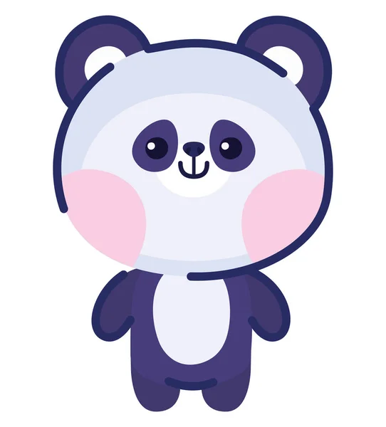 Lindo diseño de panda — Vector de stock