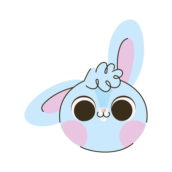 快乐的蓝兔 — 图库矢量图片