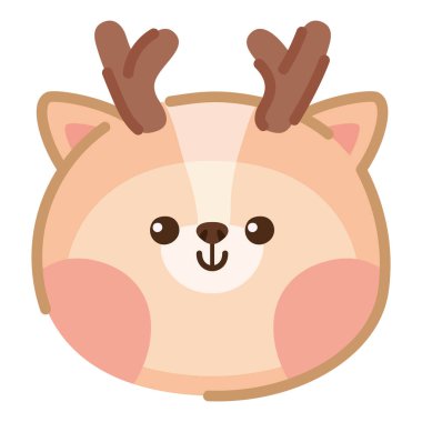 Ren geyiği yüz tasarımı