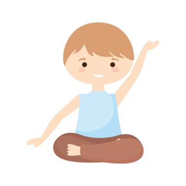 yoga çocuk simgesi