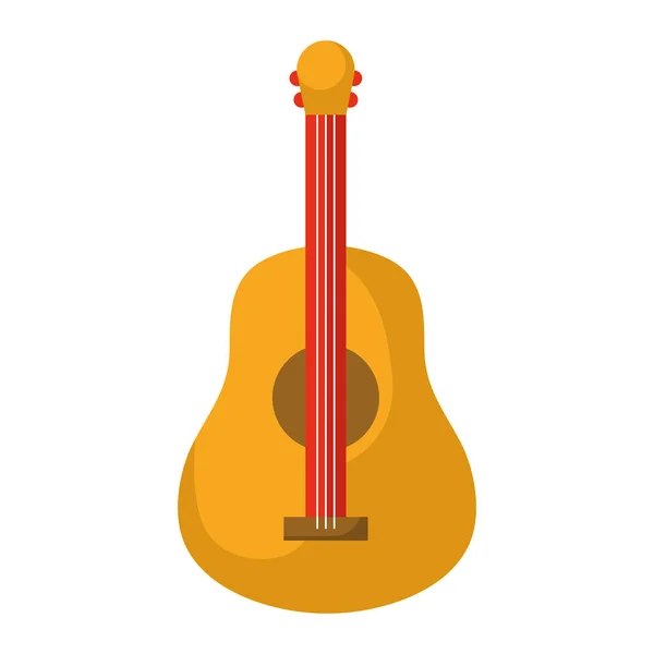 Икона акустической гитары — стоковый вектор