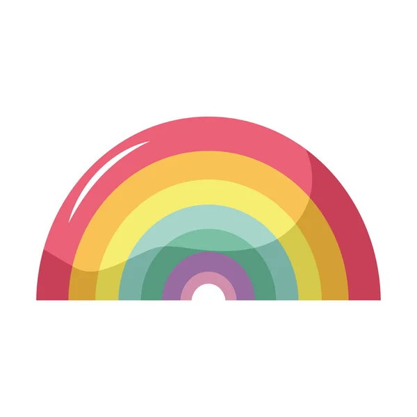 Schattig regenboog ontwerp — Stockvector