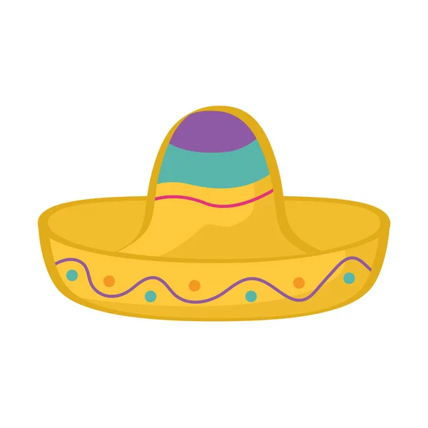 Mexikanische Sombrero-Ikone — Stockvektor