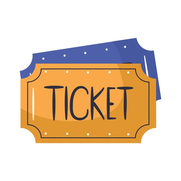 Filmtickets ontwerpen — Stockvector