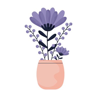 Menekşe çiçeği buketi