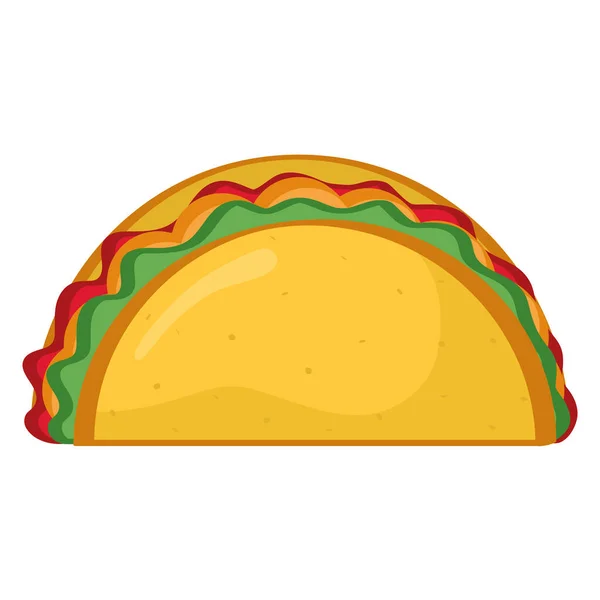 Mexicaans taco ontwerp — Stockvector