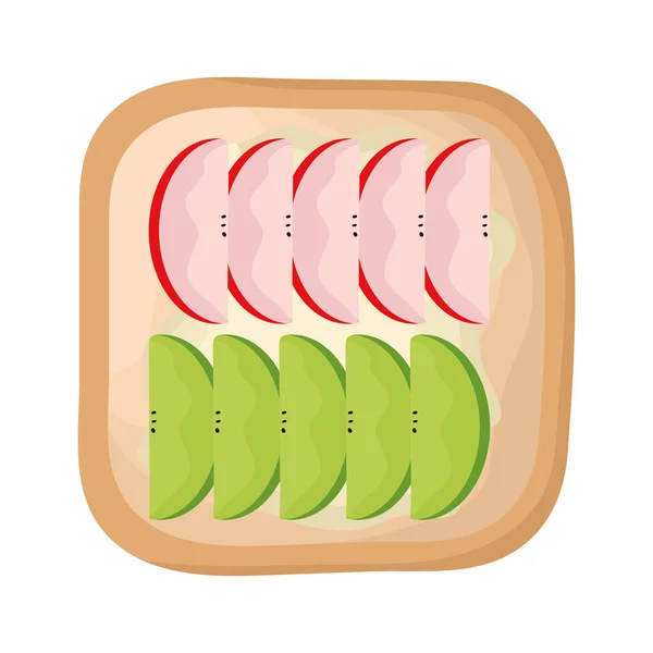 Appels toast ontwerp — Stockvector