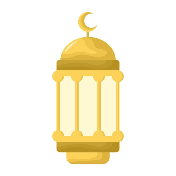Altın Arap lambası — Stok Vektör