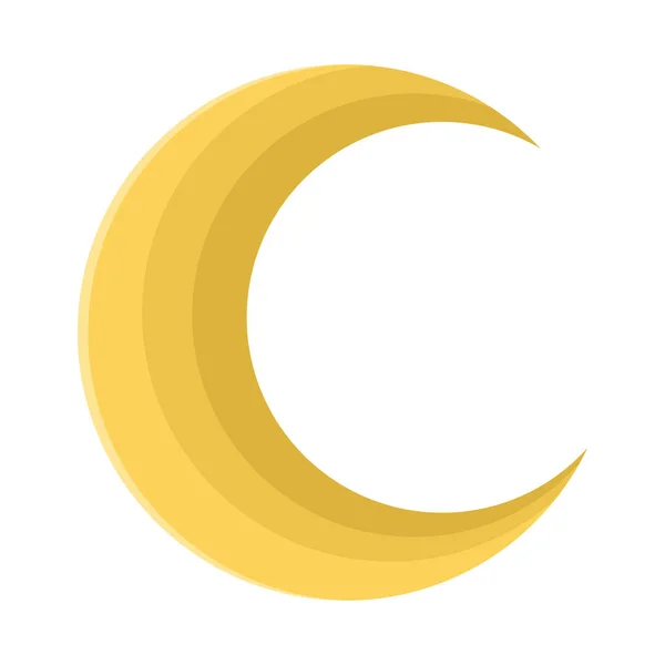 Arabic moon design — Stock Vector