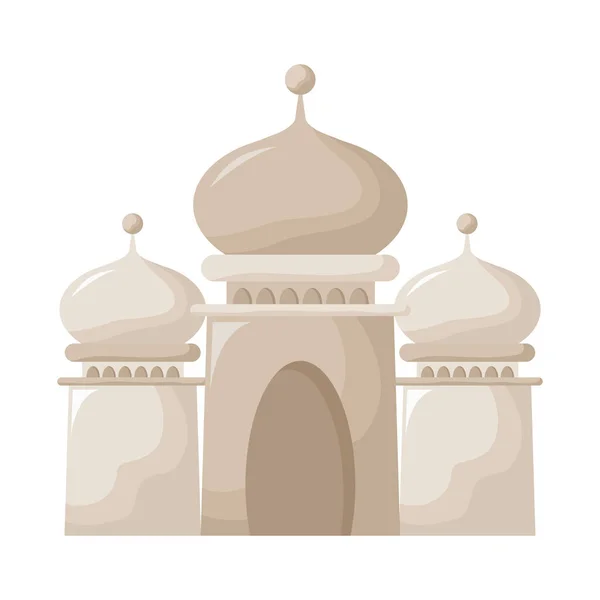 阿拉伯灰色宫殿 — 图库矢量图片