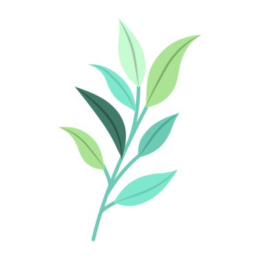 Şirin renkli bir dal