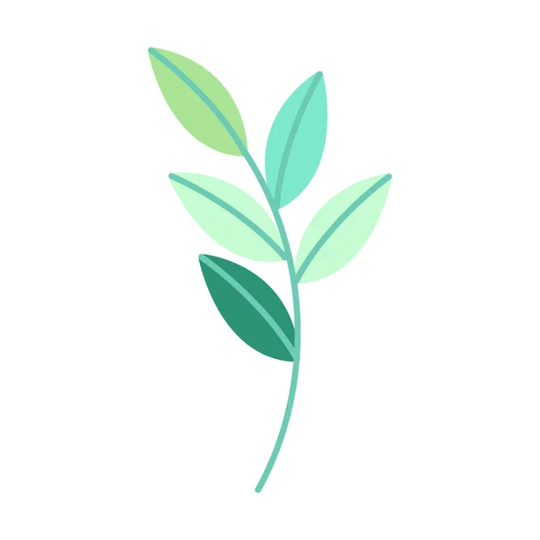 Cute green branch — Stockvektor