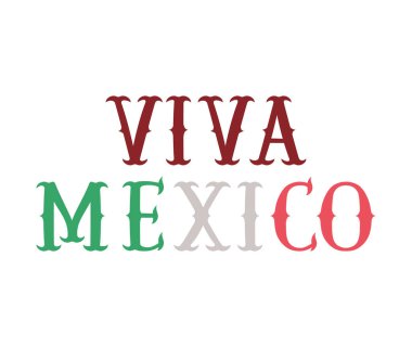 Viva Mexico harfleri.