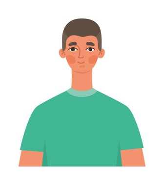 yakışıklı adam illüstrasyonu