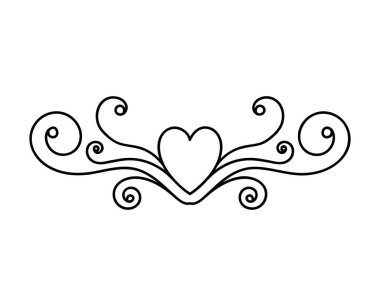 Düğün kalp dekorasyon