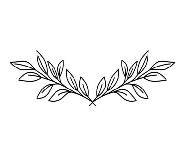 Yapraklar dal tasarımı