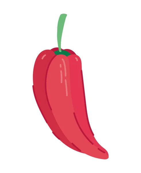 Poivre rouge au piment — Image vectorielle