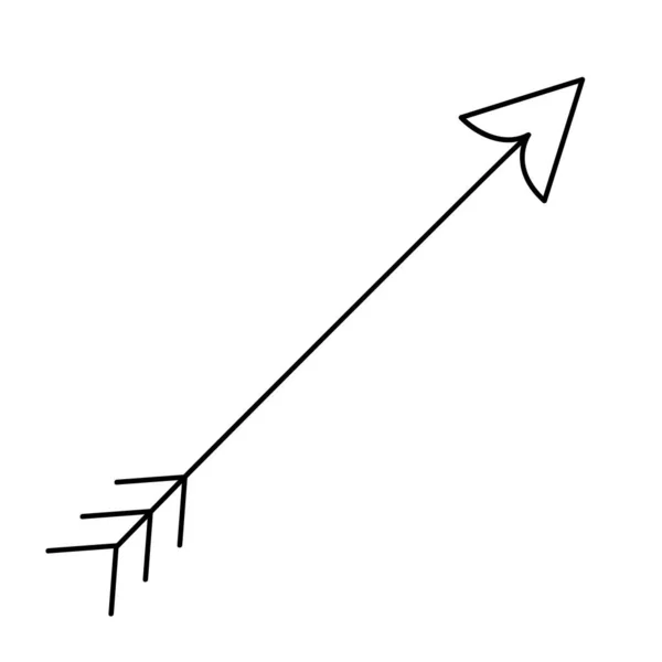 Line arrow design — стоковый вектор