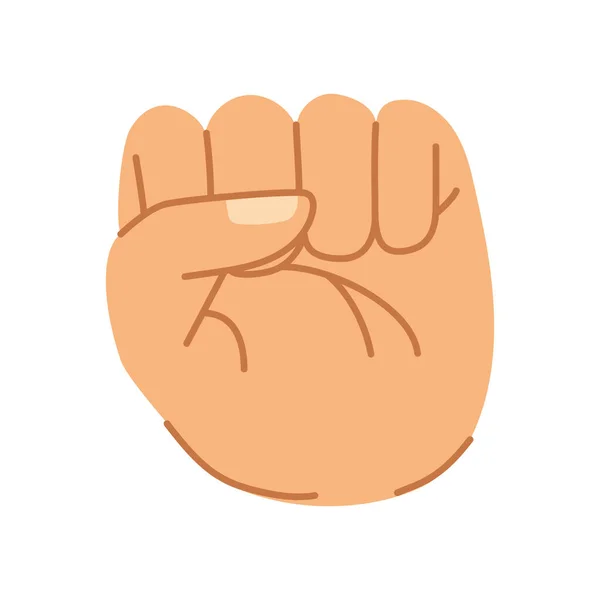 Cute fist icon — Vettoriale Stock