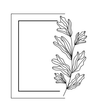 antika kare çerçeve