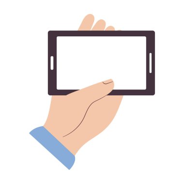 el bir cep telefonu tutarak