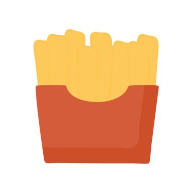 patates kızartması illüstrasyon