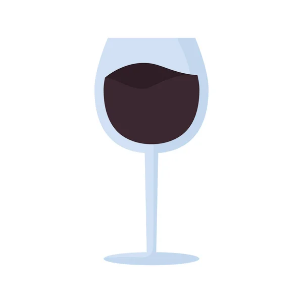 Progettazione bicchiere di vino — Vettoriale Stock