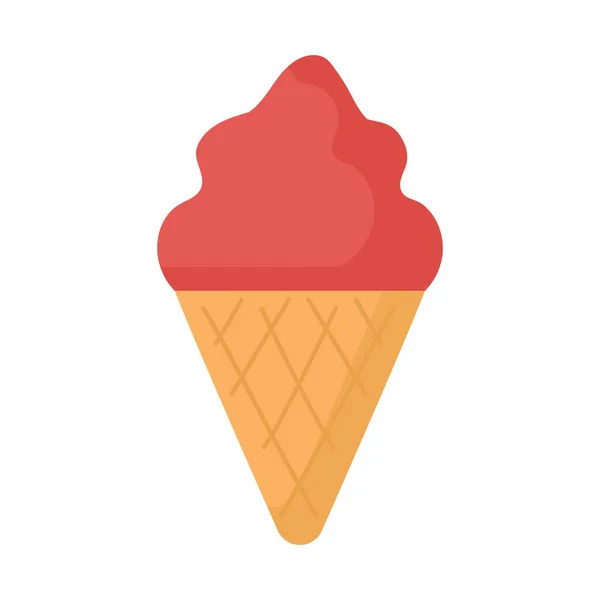 Pink ice cream illustration — Wektor stockowy