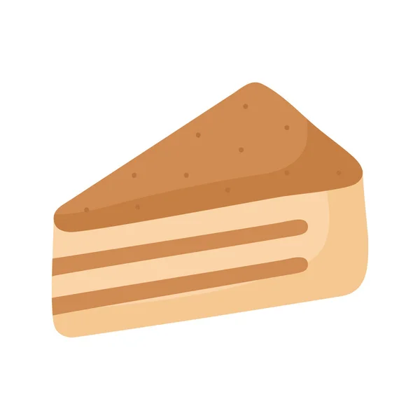 Tart slice design — ストックベクタ