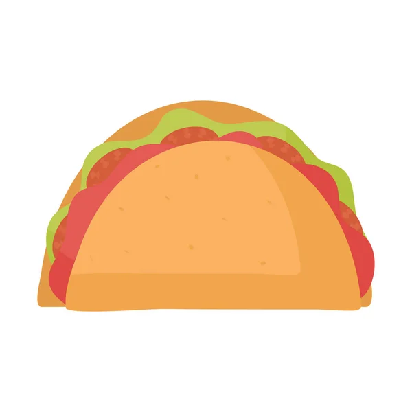 Mexikanische Taco-Illustration — Stockvektor