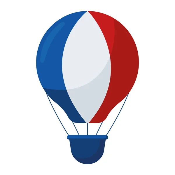 Ballon à air chaud français — Image vectorielle