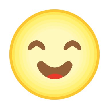 Sarı mutlu emoji