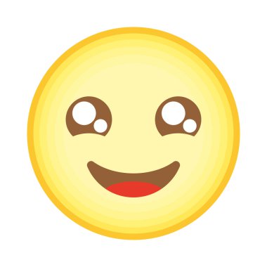 Sarı mutlu emoji