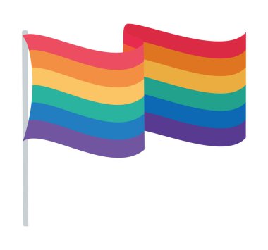 renkli lgbtq bayrağı