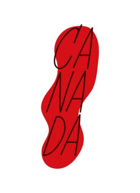 Kırmızı Kanada harfleri