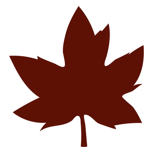 Maple leaf illustratie — Stockvector