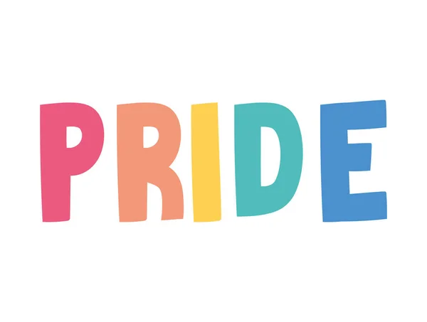 Pride lettering deisgn — ストックベクタ