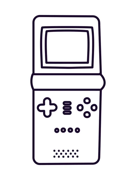 Portable vidio game console — Stok Vektör