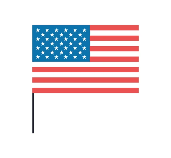 Милий прапор США — стоковий вектор