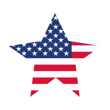 ABD bayraklı yıldız