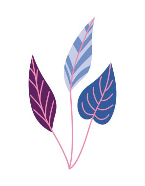 Sapında mavimsi yapraklar