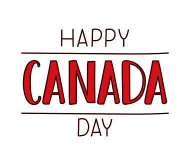 Kanada Günü 'nün kırmızı harfleri