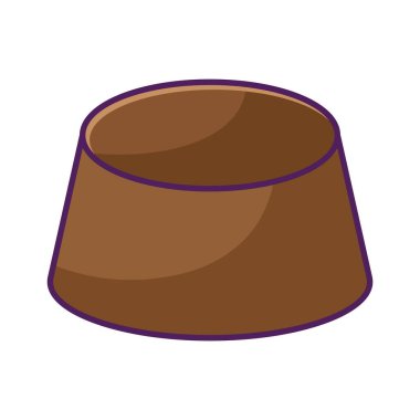chocolate piece illustration