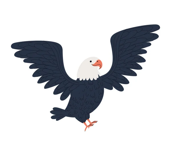 Conception aigle chauve — Image vectorielle