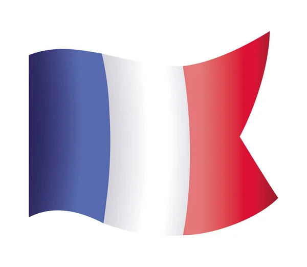 Bright french flag — Image vectorielle