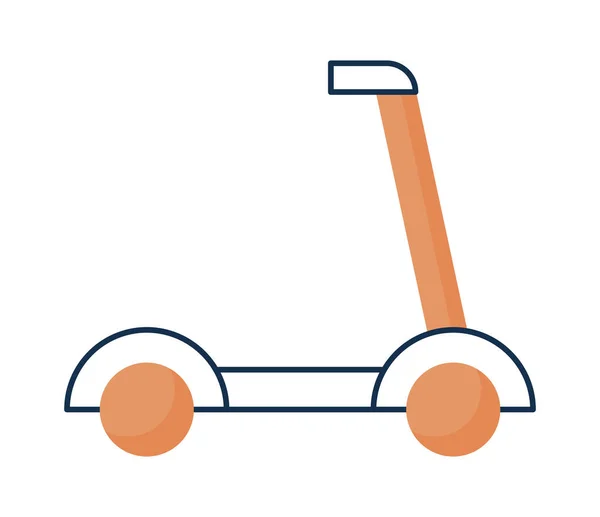 Orange scooter design — Stockový vektor