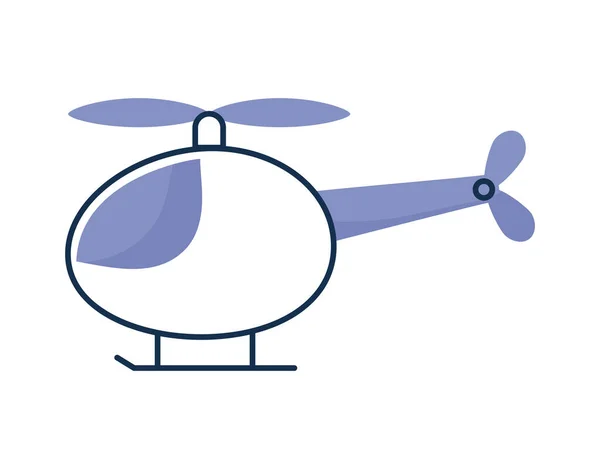 Purple helicopter design — Wektor stockowy
