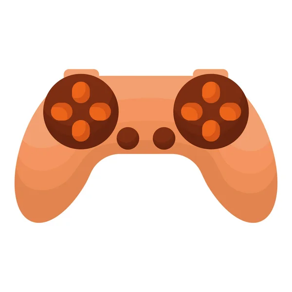 オレンジビデオゲームコントロール — ストックベクタ