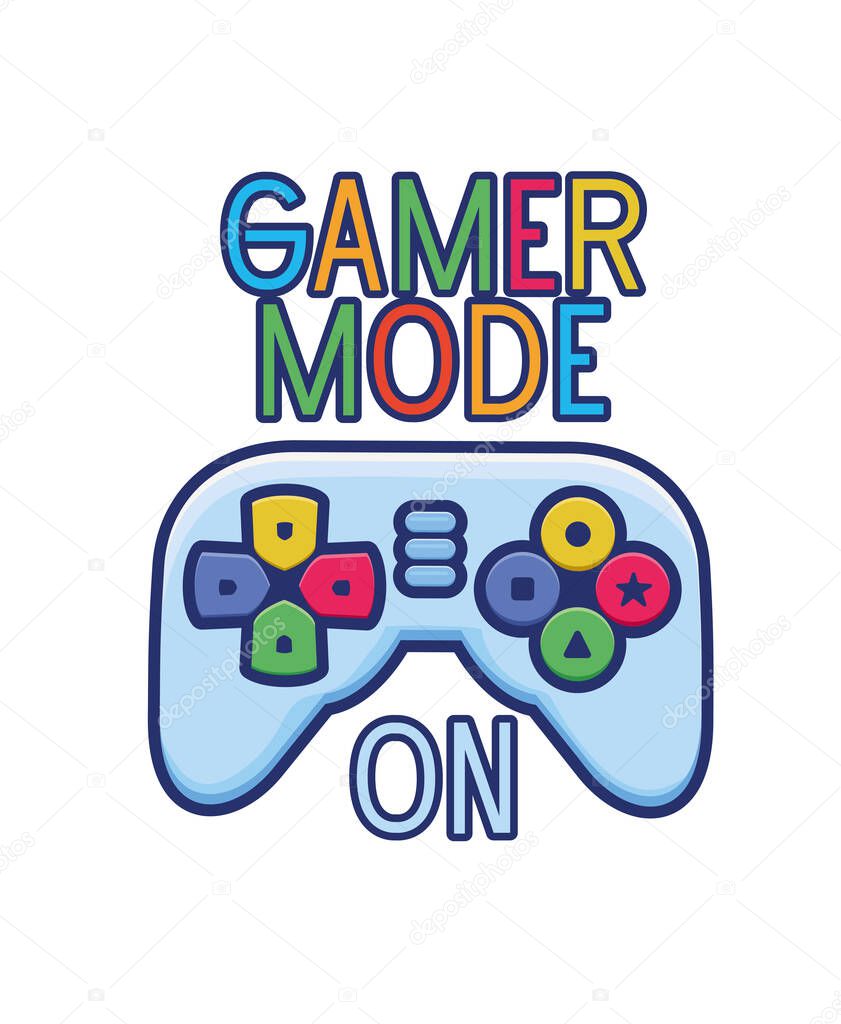 gamer mode illustration